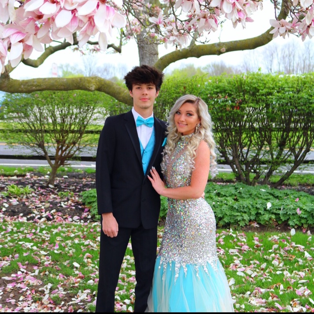 Rhinestone prom dress✨✨